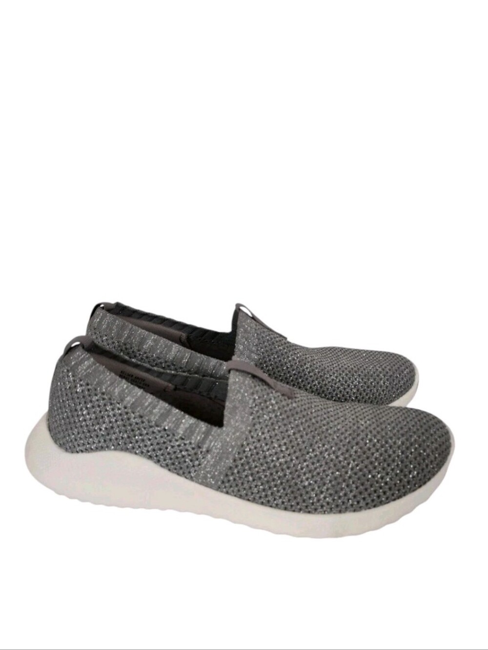 Aetrex Angie Slip On Sneakers Gray Size 10 Arch Support Comfort Shoes Nice!